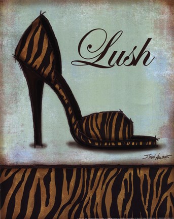 Framed Tiger Shoe Print