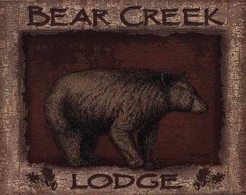 Framed Bear Creek - mini Print