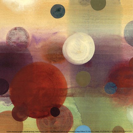 Framed Circle Dreams II - petite Print