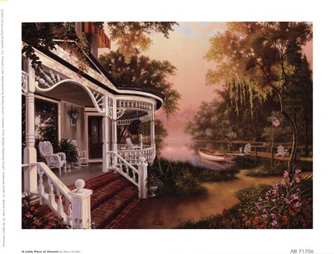 Framed Little Piece Of Heaven Print