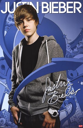 Framed Justin Bieber - Arrows Print