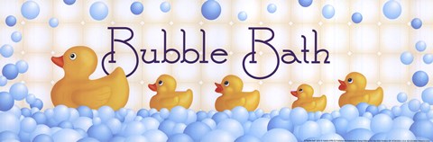 Framed Bubble Bath Print