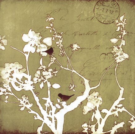 Framed Song Birds II Print