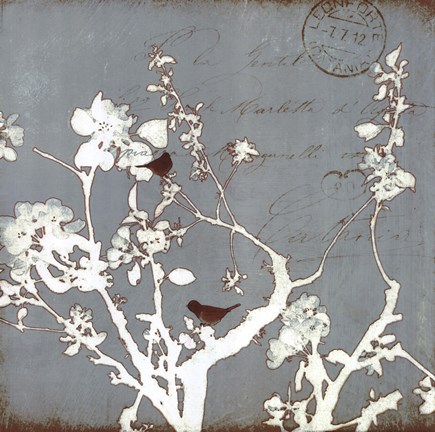 Framed Song Birds IV Print