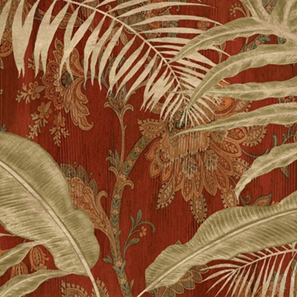 Framed Tropical Garden I Print