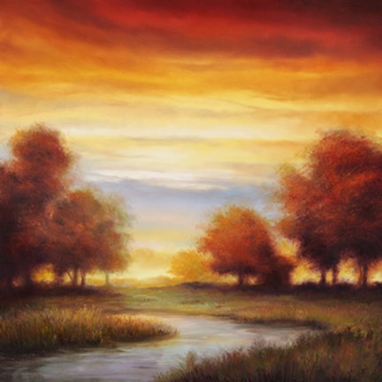 Framed Sundown I Print