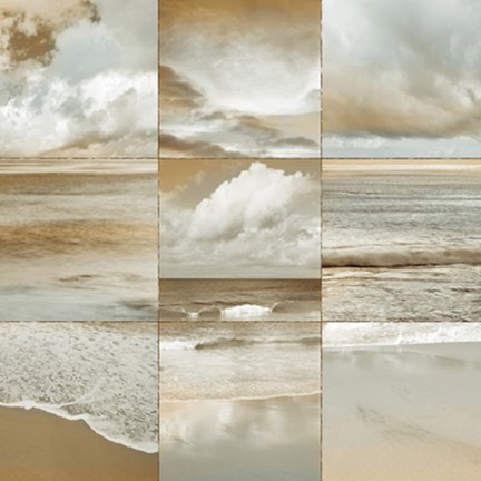 Framed Ocean Air I Print