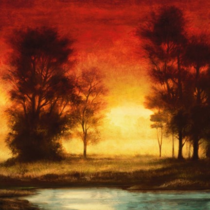 Framed Evening Light II Print