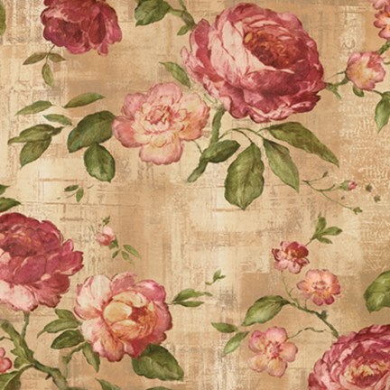 Framed Rose Garden I Print