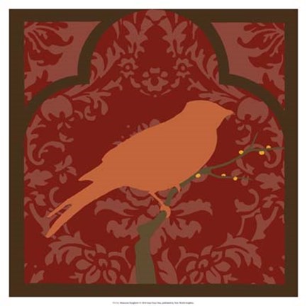 Framed Moroccan Songbird I Print