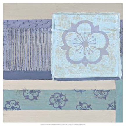 Framed Decorative Asian Abstract III Print