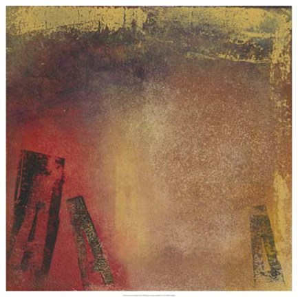 Framed Letters &amp; Numbers III Print