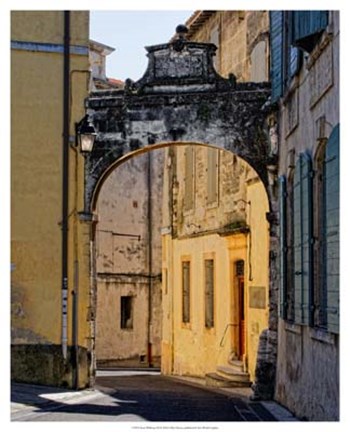 Framed Stone Walkways III Print