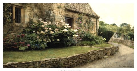 Framed English Cottage I Print
