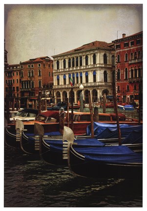 Framed Venetian Canals II Print