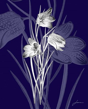 Framed Jewel Stems IV Print