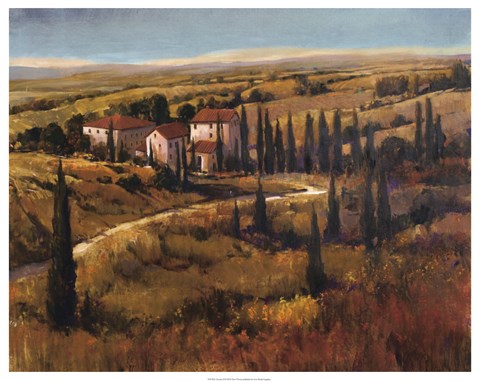 Framed Tuscany II Print