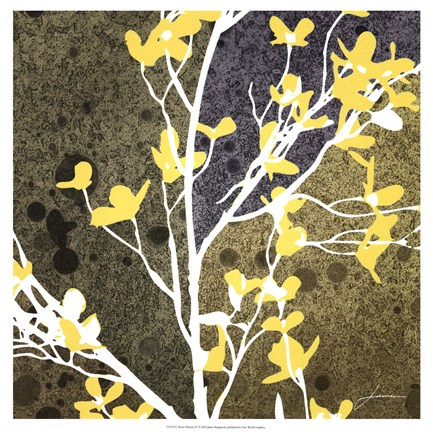 Framed Moon Flowers IV Print