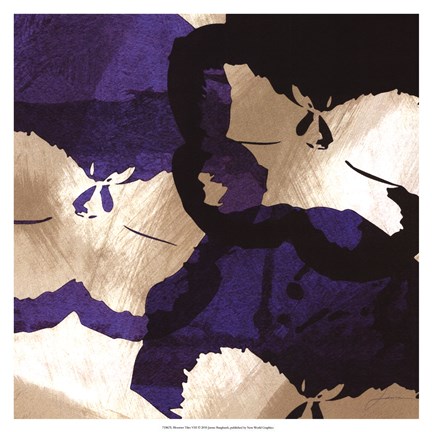 Framed Bloomer Tiles VIII Print