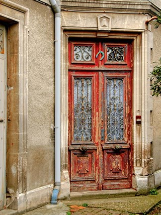 Framed Weathered Doorway I Print