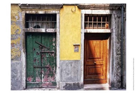 Framed Weathered Doorway VII Print