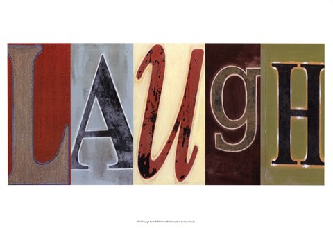 Framed Laugh Panel Print