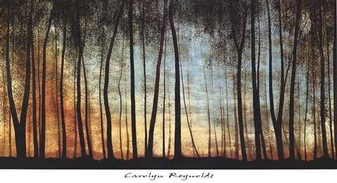 Framed Golden Forest Print