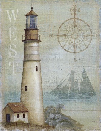 Framed West Coastal Light Print
