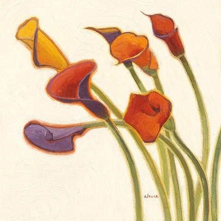 Framed Callas in the Wind II Print