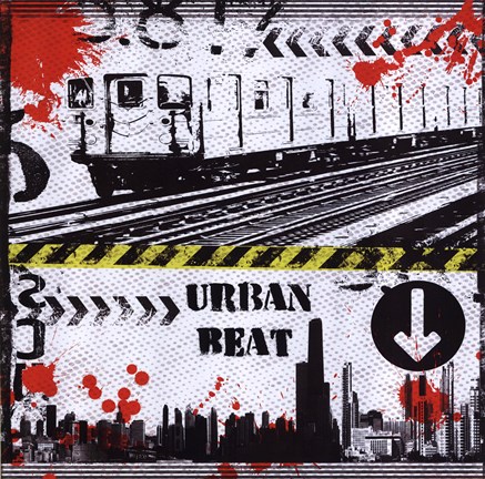 Framed Urban Beat Print