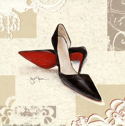 Framed Day Pumps Print