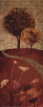 Framed Autumn Trees II Print