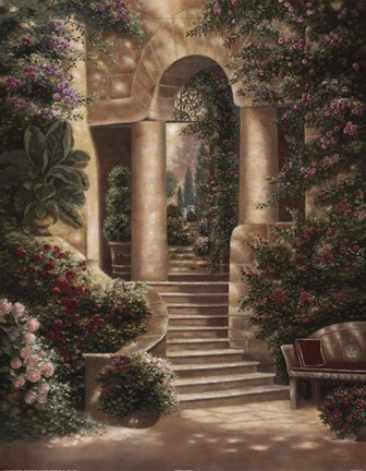 Framed Watson&#39;s Garden II Print