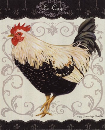 Framed Le Coq II - mini Print