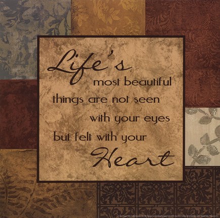Framed Life's Things Print