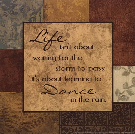 Framed Life's About Print