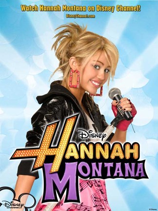 Framed Hannah Montana, style E Print