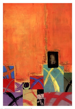 Framed X's &amp; O's I Print