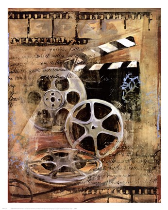 Framed Dramatique II Print