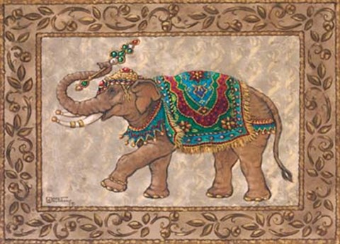 Framed Royal Elephant II Print