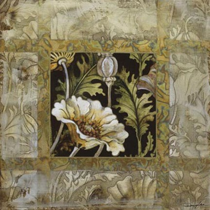 Framed Golden Silence II Print