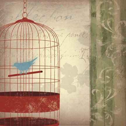 Framed Twitter I Print