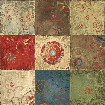 Framed Suzani I Print