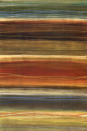 Framed Organic Layers II Print
