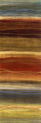 Framed Organic Layers Panel II Print