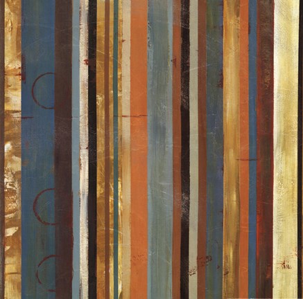 Framed Stripes II Print