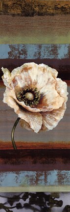 Framed Elemental Poppy II Print