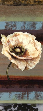 Framed Elemental Poppy II - mini Print