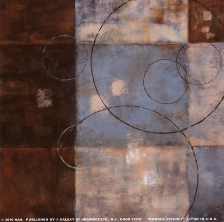 Framed Double Vision I Print