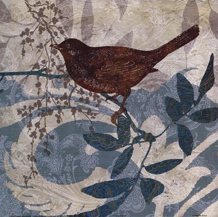Framed Songbird II Print